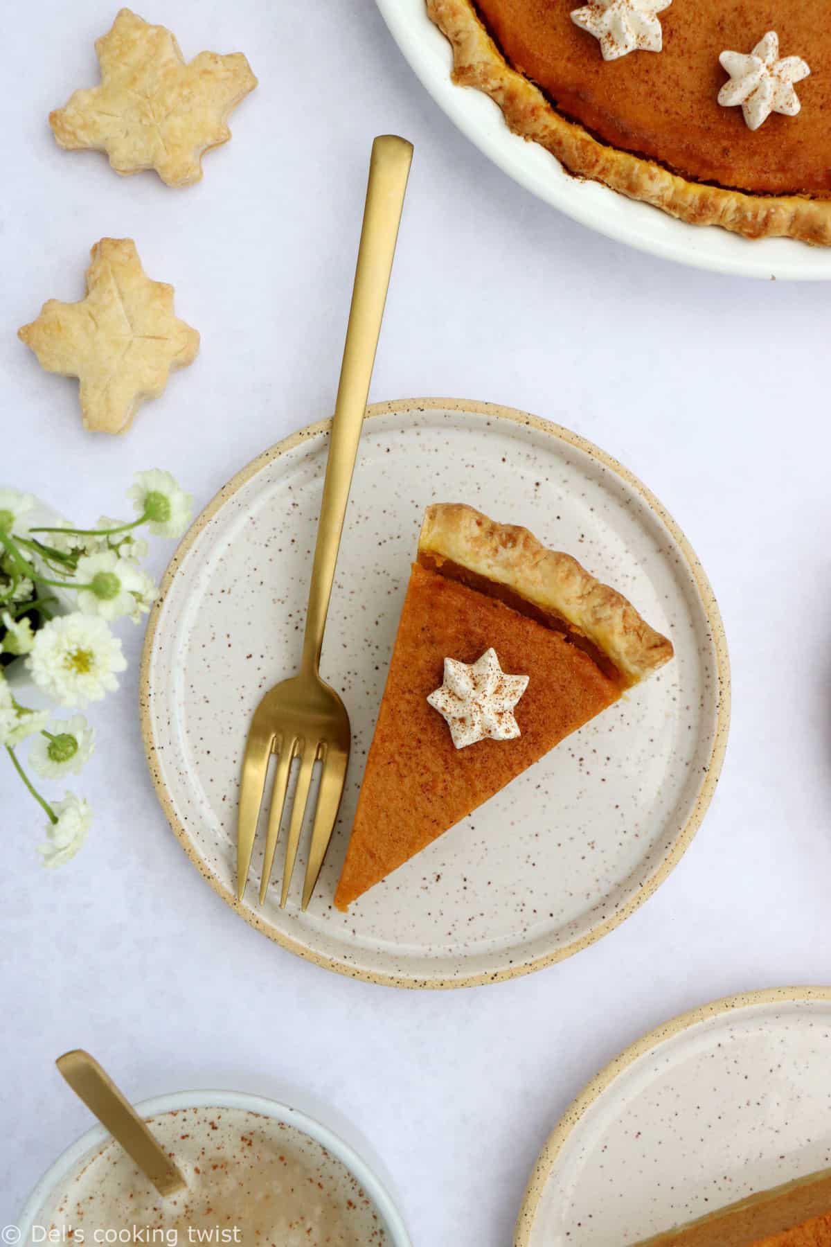 La tarte aux patates douces (sweet potato pie) est un dessert américain typique de Thanksgiving et une excellente alternative à la traditionnelle pumpkin pie.