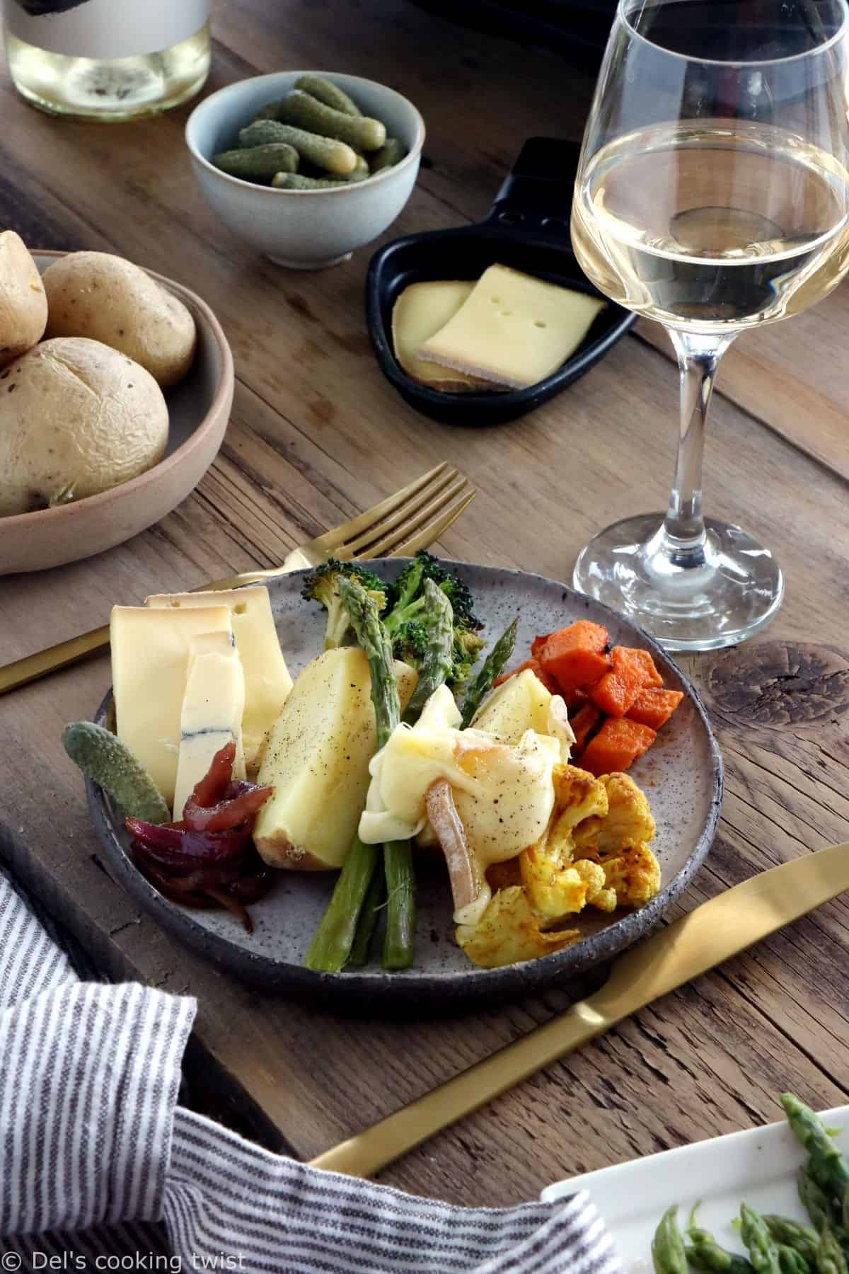 How To Host A Vegetarian Raclette Dinner Party - Del's cooking twist