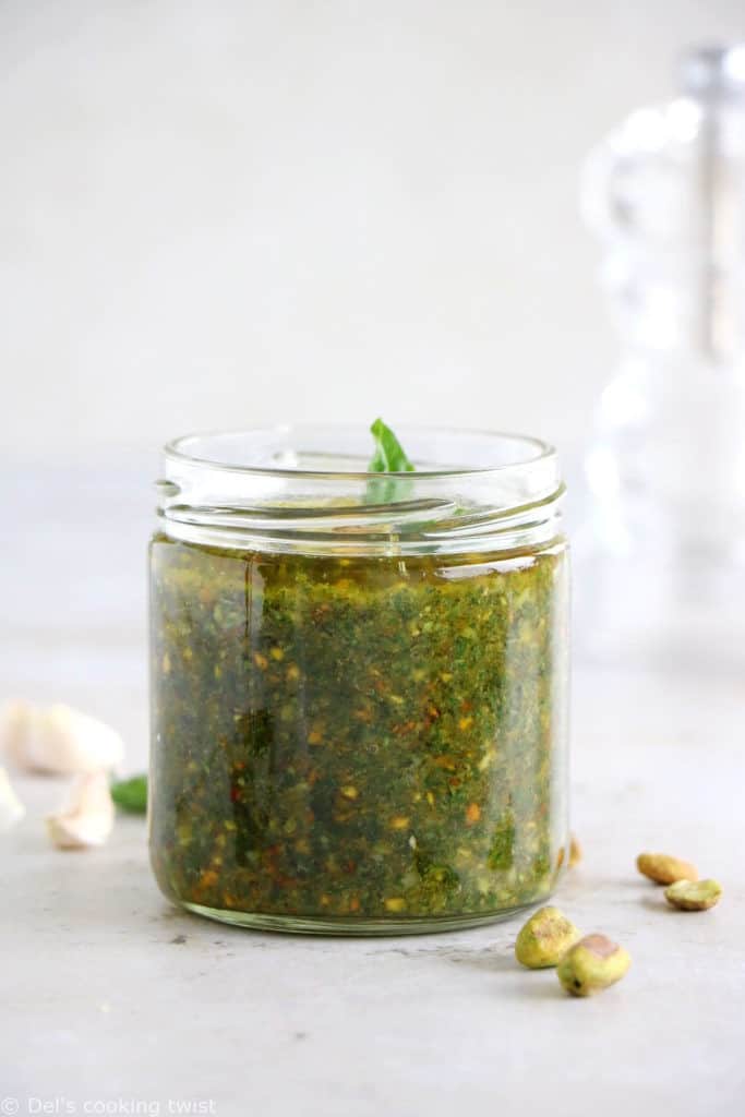 Pistachio Pesto - Del's cooking twist