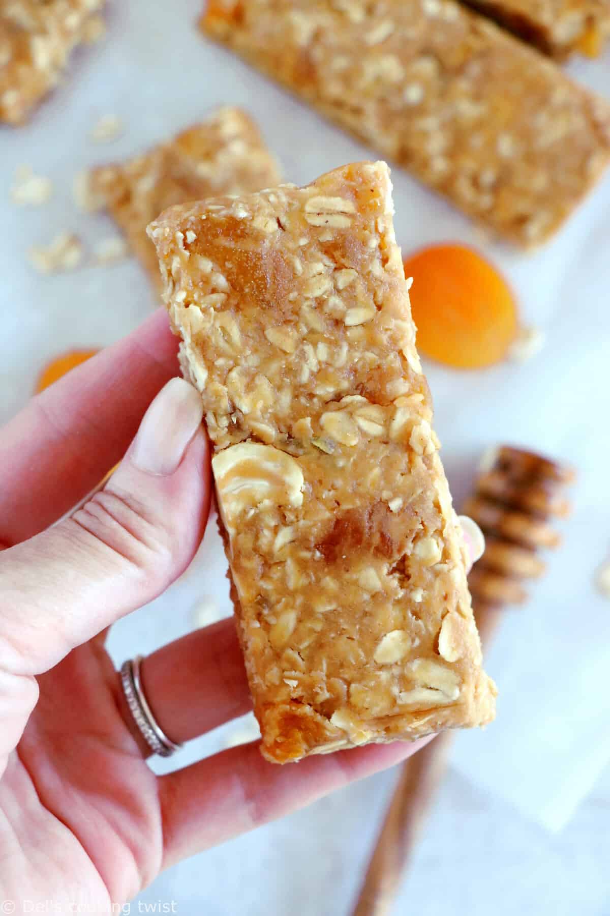 Honey Nut Bars - a super easy, freezer friendly, crunchy, chewy