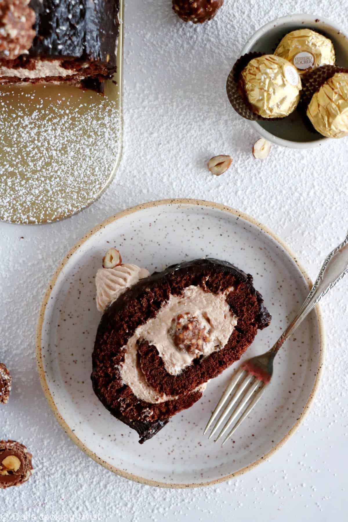 Ferrero Rocher Cake Roll Del S Cooking Twist