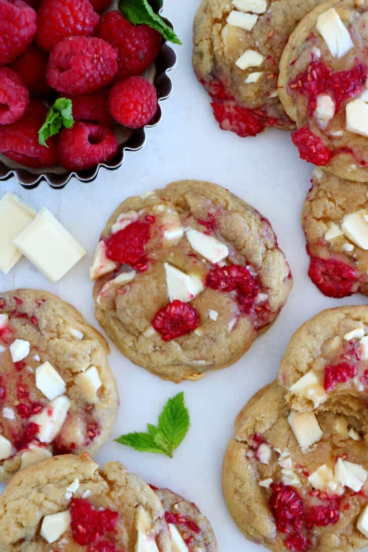 Raspberry White Chocolate Sugar Cookies — the deeper living