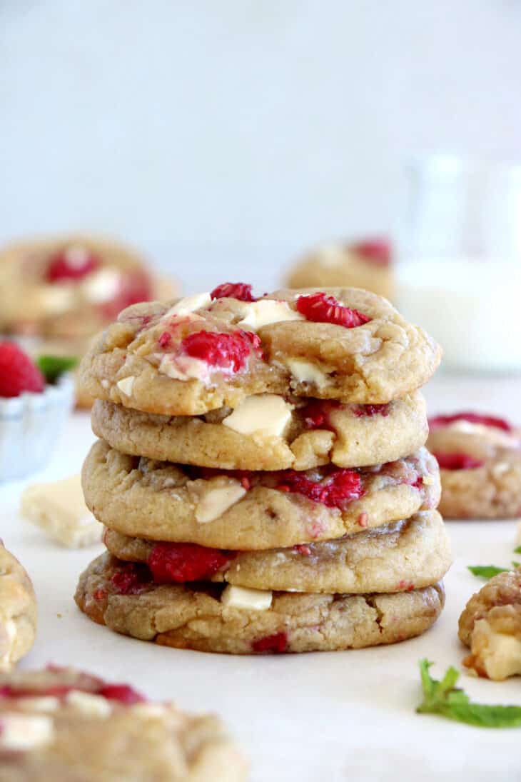 Cookies framboises et chocolat blanc - Dels cooking twist