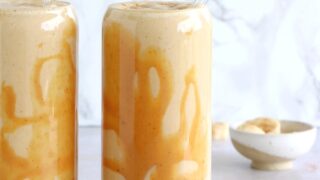 UN SMOOTHIE POUR GROSSIR, CERELAC BEURRE D CACAHUETE BANANE LAIT DE SOJA