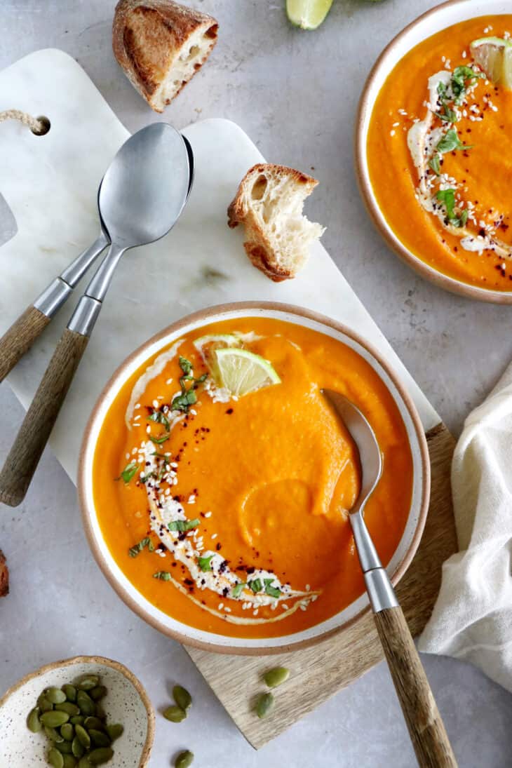 Carrot Ginger Soup  WHAT the HECK do I eat NOW