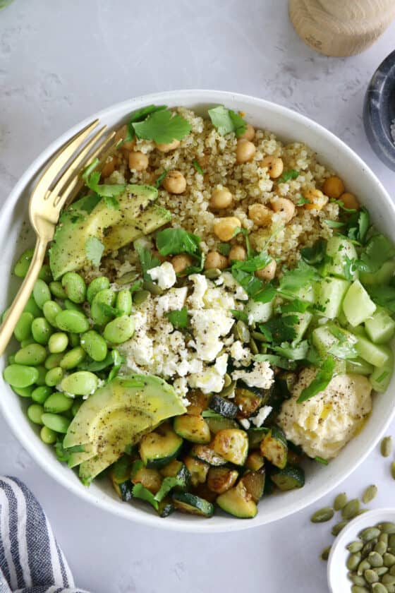 Green Goddess Quinoa Salad - Del's cooking twist