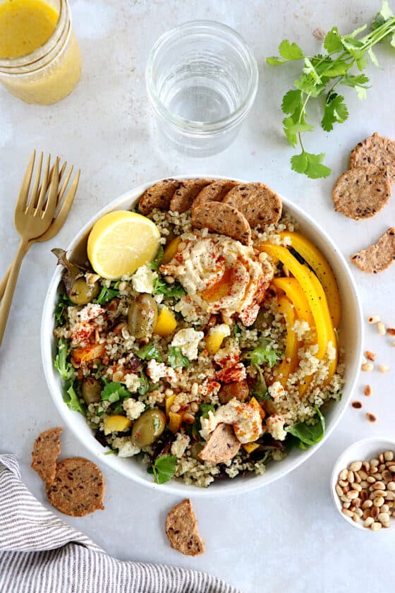 Mediterranean Quinoa Salad - Del's cooking twist