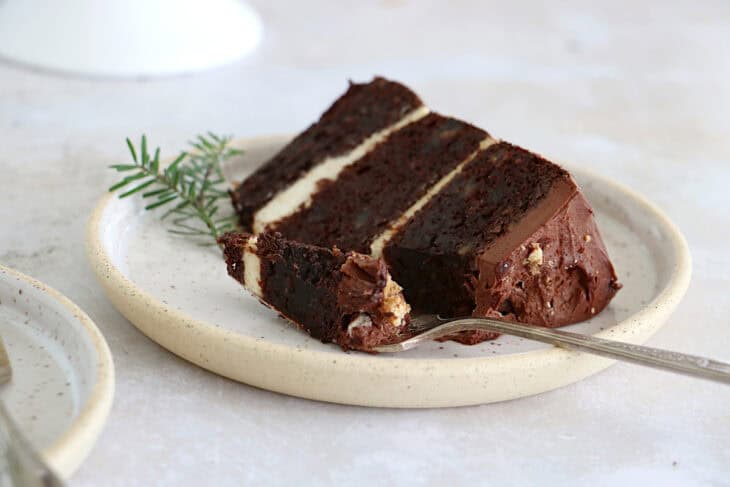 Ce layer cake au chocolat healthy est un fantastique gâteau d'anniversaire réalisé sans farine, sans beurre, et naturellement sucré.