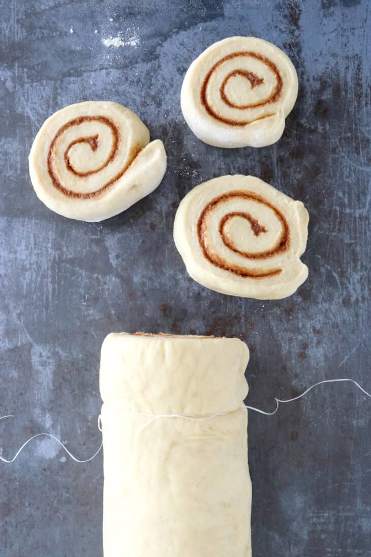 These are the BEST Cinnamon Rolls! Soft and fluffy, they're packed with cinnamon flavors and topped with a gooey cream cheese frosting.