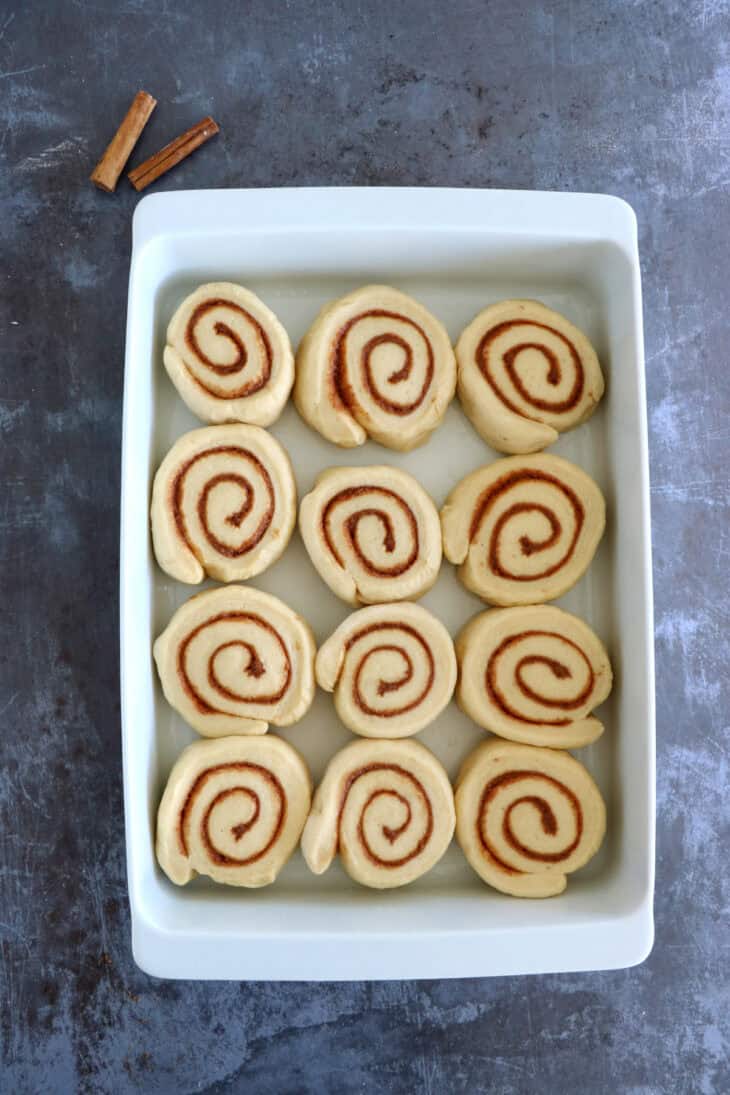 These are the BEST Cinnamon Rolls! Soft and fluffy, they're packed with cinnamon flavors and topped with a gooey cream cheese frosting.