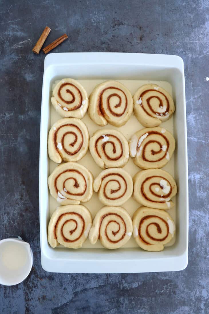 These are the BEST Cinnamon Rolls! Soft and fluffy, they're packed with cinnamon flavors and topped with a gooey cream cheese frosting.