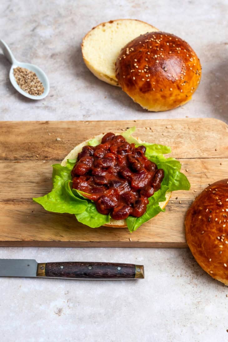 This Portobello mushroom burger with blue cheese and caramelized onions is loaded with incredible umami flavors.