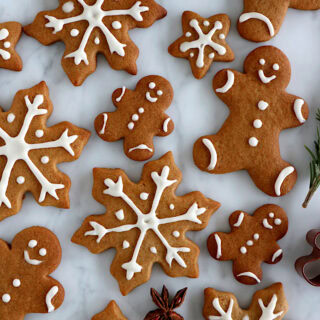 These gingerbread cookies are the ultimate holiday cookies. Easy to make, they're soft, sweet, warmly spiced, and very festive!